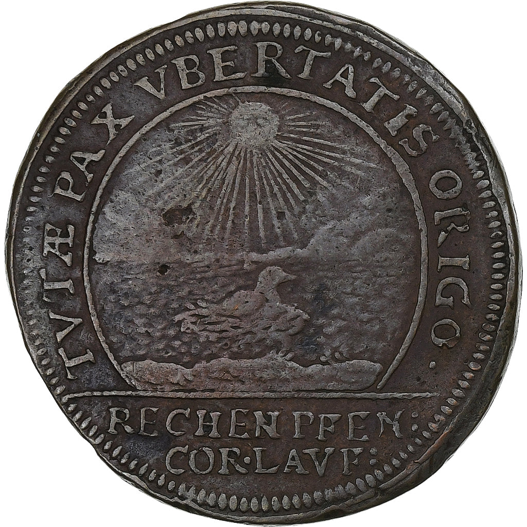 Hiszpania niderlandzka, Token, Philip IV, n.d., Miedź, EF(40-45)