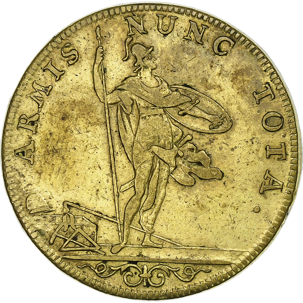 France, Token, Louis XIV, Bâtiments du roi, n.d. (1696), Brass, AU(55-58)