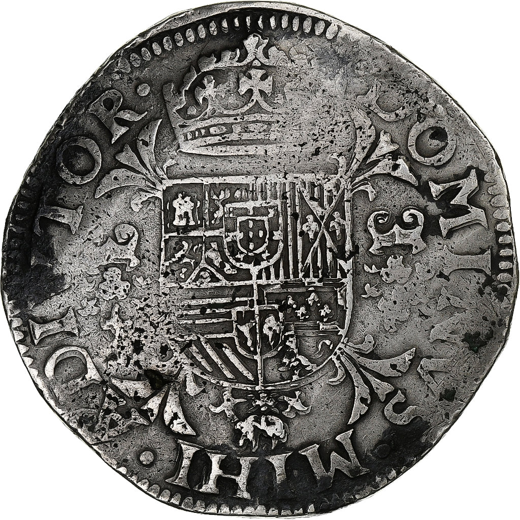 Spanish Netherlands, Philip II, Ecu Philippe - Philipsdaalder, 1592, Tournai