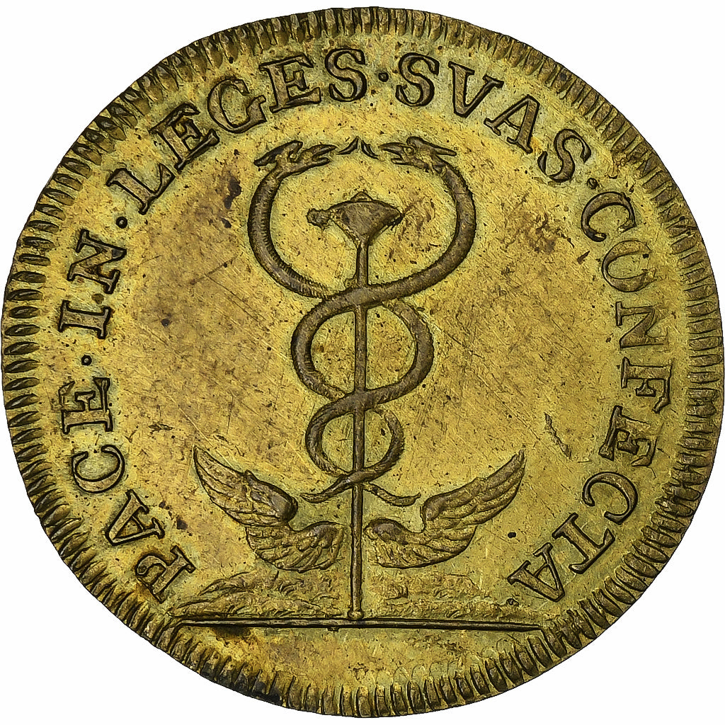 France, Token, Louis XIV, Flandre Française, Nimègue, n.d., Brass, AU(55-58)