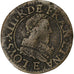 Francia, Louis XIII, Double Tournois, 1632, Tours, Rame, MB+, CGKL:440