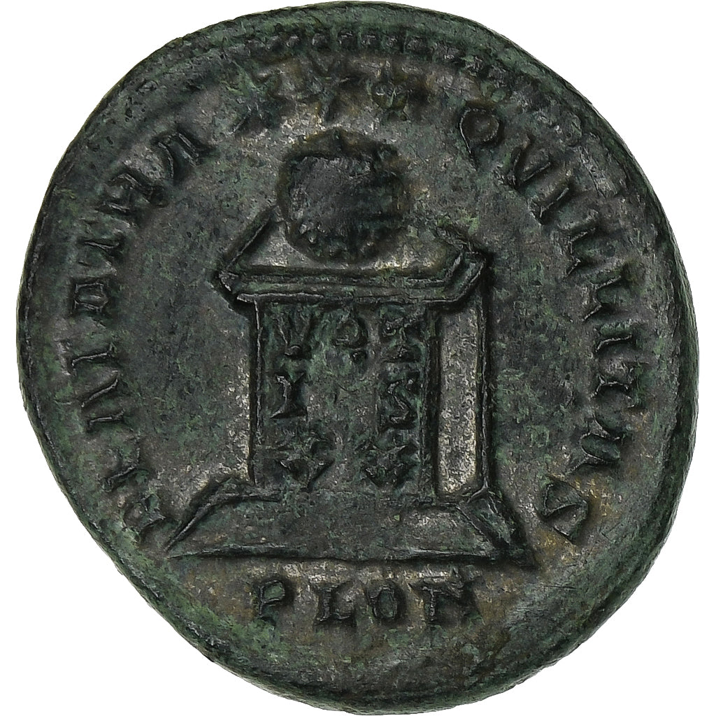 Constantine I, Follis, 321-322, London, Bronze, AU(50-53), RIC:224