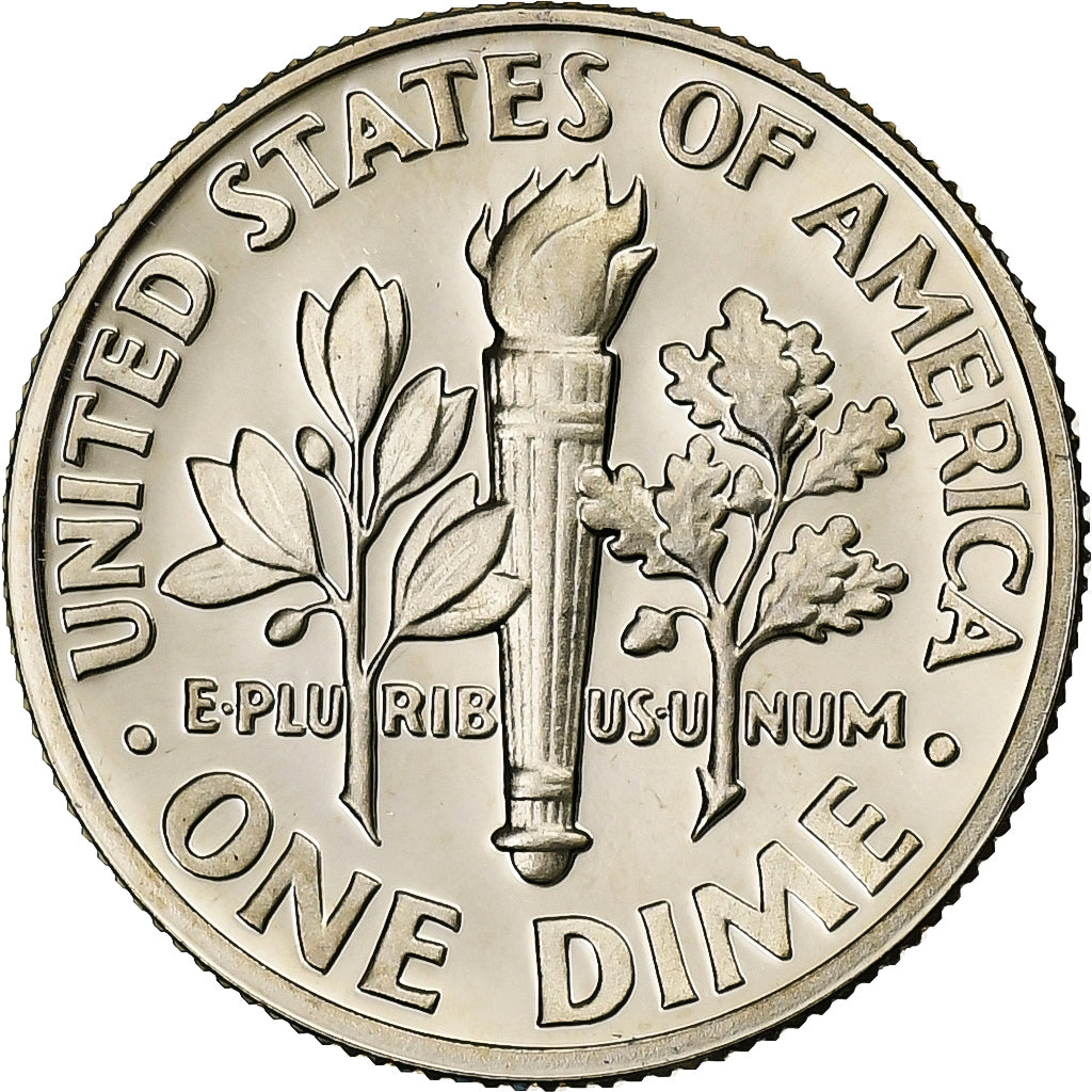 États-Unis, Dime, Roosevelt, 1986, San Francisco, BE, Cupronickel plaqué