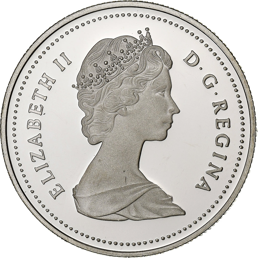 Canada, Elizabeth II, 50 Cents, 1987, Ottawa, Proof, Nickel, FDC, KM:75.3