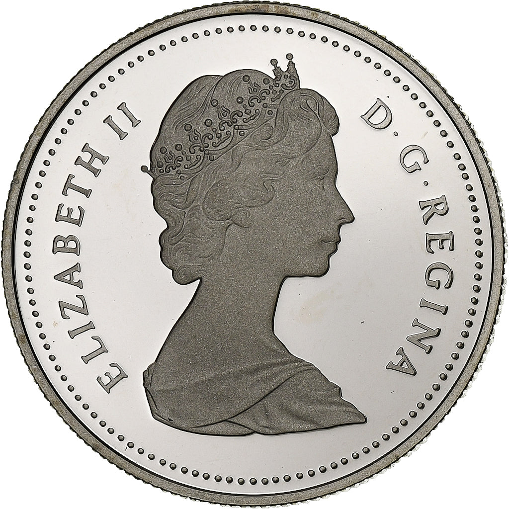 Canada, Elizabeth II, Dollar, 1987, Ottawa, Proof, Nikiel, MS(65-70), KM:120.1