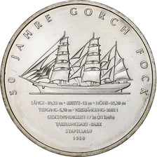 Germany, 10 Euro, Gorch Fock, 2008, Hamburg, Silver, MS(60-62), KM:274