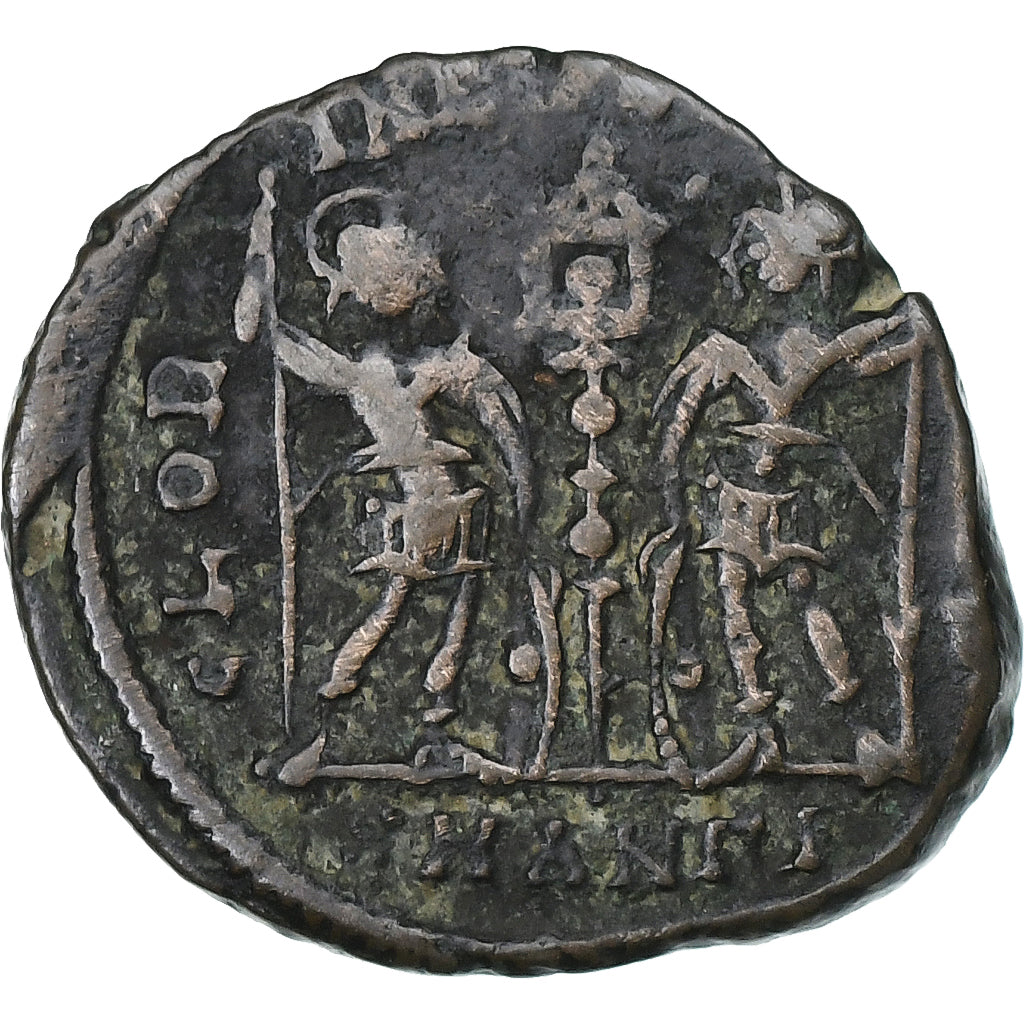 Constantine II, Follis, 337-347, Antioch, Bronze, VF(30-35), RIC:40