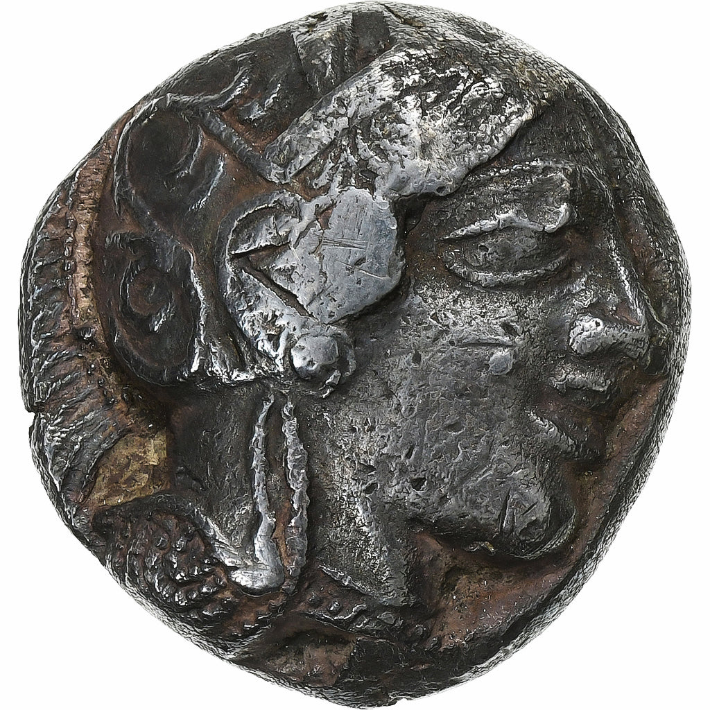 Attica, Tetradrachm, 5th Century BC, Athens, Contemporary forgery, Silvered
