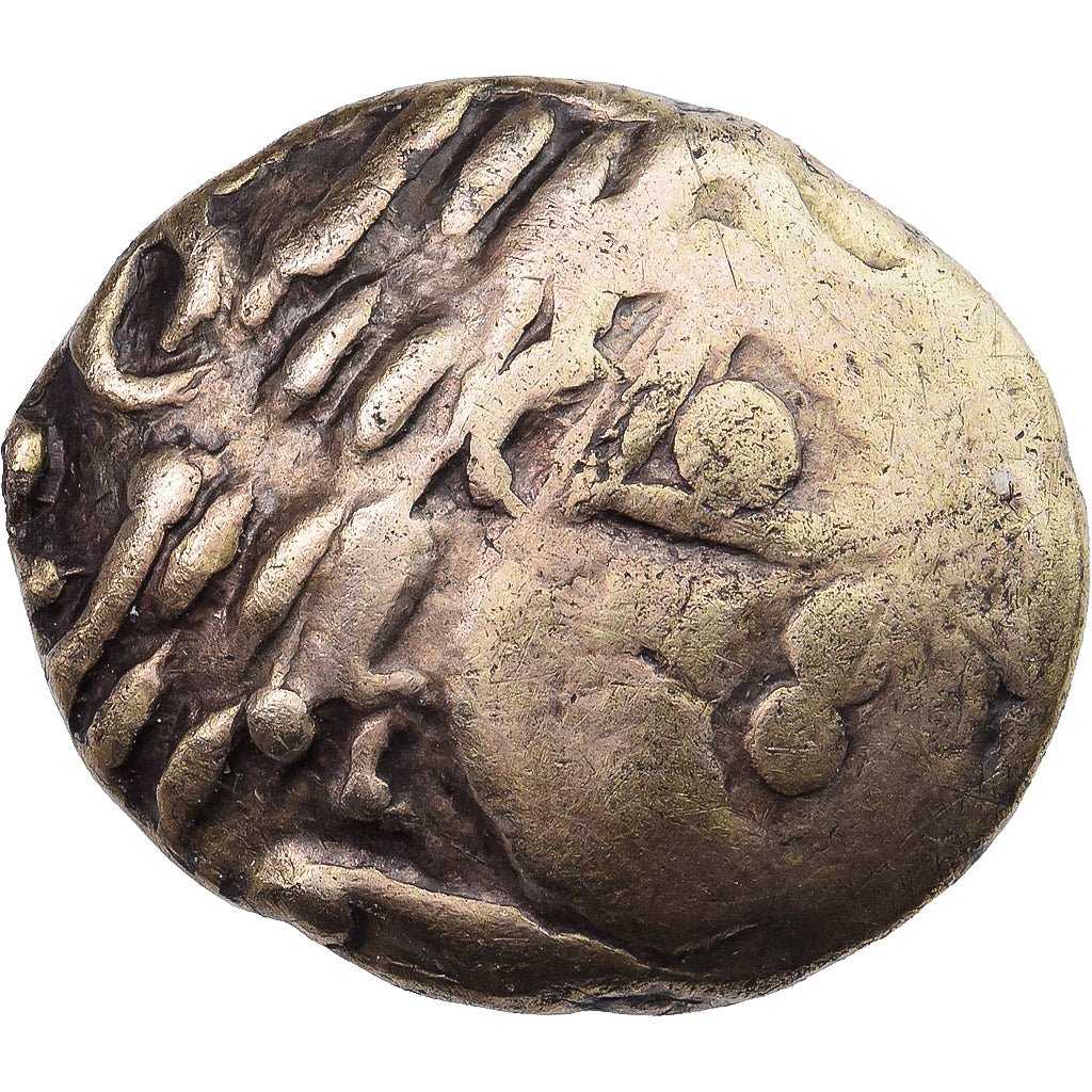 Sequani, Helvetii, 1/4 Stater, 1st century BC, Electrum, EF(40-45)
