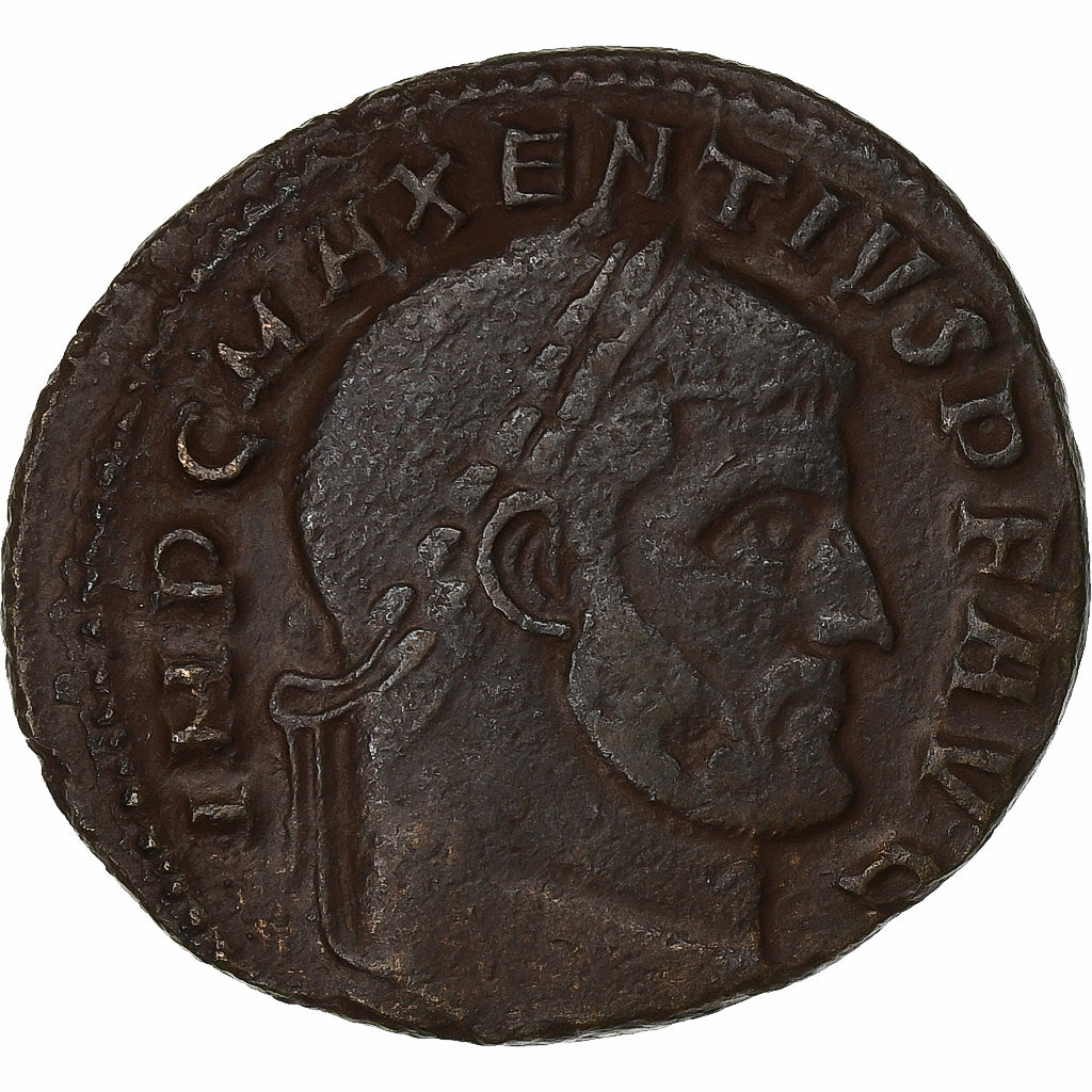 Maxentius, Follis, 308-310, Rome, Bronce, MBC, RIC:210