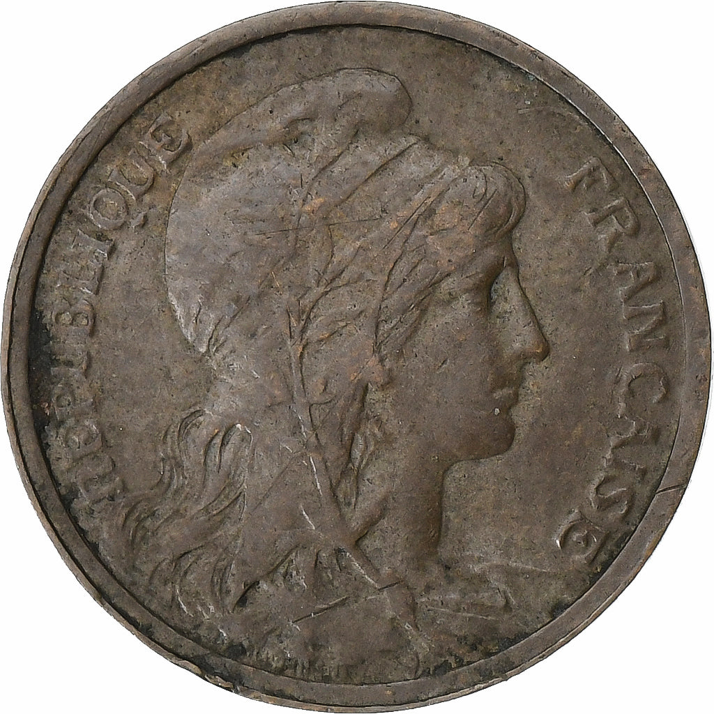 França, 1 Centime, Daniel-Dupuis, 1903, Paris, Bronze, AU(50-53), Gadoury:90