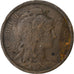Francia, 2 Centimes, Daniel-Dupuis, 1903, Paris, Bronzo, BB, Gadoury:107, KM:841