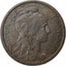 France, 2 Centimes, Daniel-Dupuis, 1912, Paris, Bronze, AU(55-58), Gadoury:107