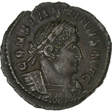 Constantine I, Follis, 316-317, London, Bronzo, BB+