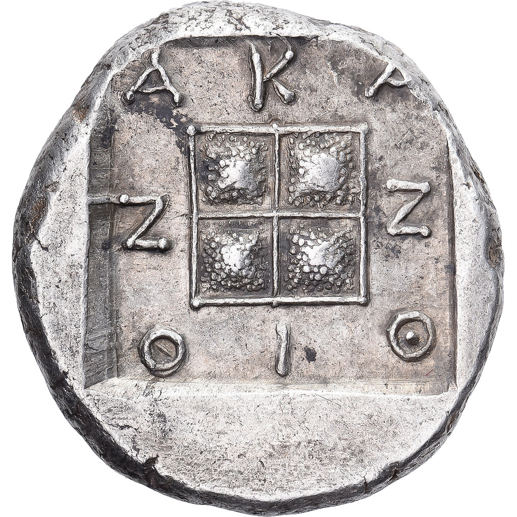 Macedonia, Tetradrachm, c. 430-390 BC, Akanthos, Srebro, EF(40-45), HGC:3.1-391