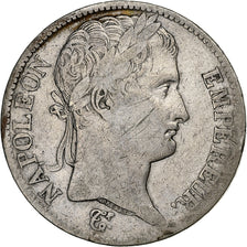 France, Napoleon I, 5 Francs, 1811, Paris, Silver, VF(30-35), Gadoury:584