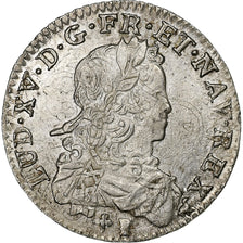 France, Louis XV, 1/6 Écu de France, 1721, Rennes, Argent, SUP+, Gadoury:297