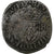 Francia, Henri IV, Douzain aux deux H, 1601, Chambéry, 1st Type, Vellón, BC+