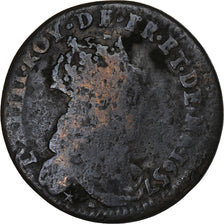 France, Louis XIV, Liard de France, 1657, Acquigny, Cuivre, TB, C2G:42