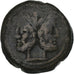 Licinia, As, 169-158 BC, Rome, Bronze, S, Crawford:186/1