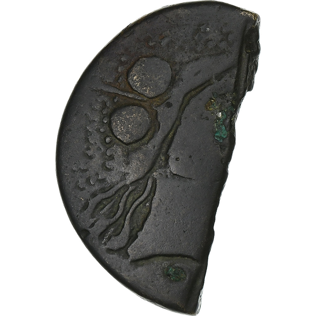 Tarraconensis, Iberia, 1/2 As, Late 1st century BC, Emporiae, Bronzo, MB+