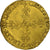 França, Charles IX, Écu d'or au soleil, 1564, Rouen, Dourado, AU(55-58)