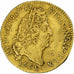 Frankrijk, Louis XIV, 1/2 Louis d'or aux 4 L, 1698, Paris, réformé, Goud, ZF