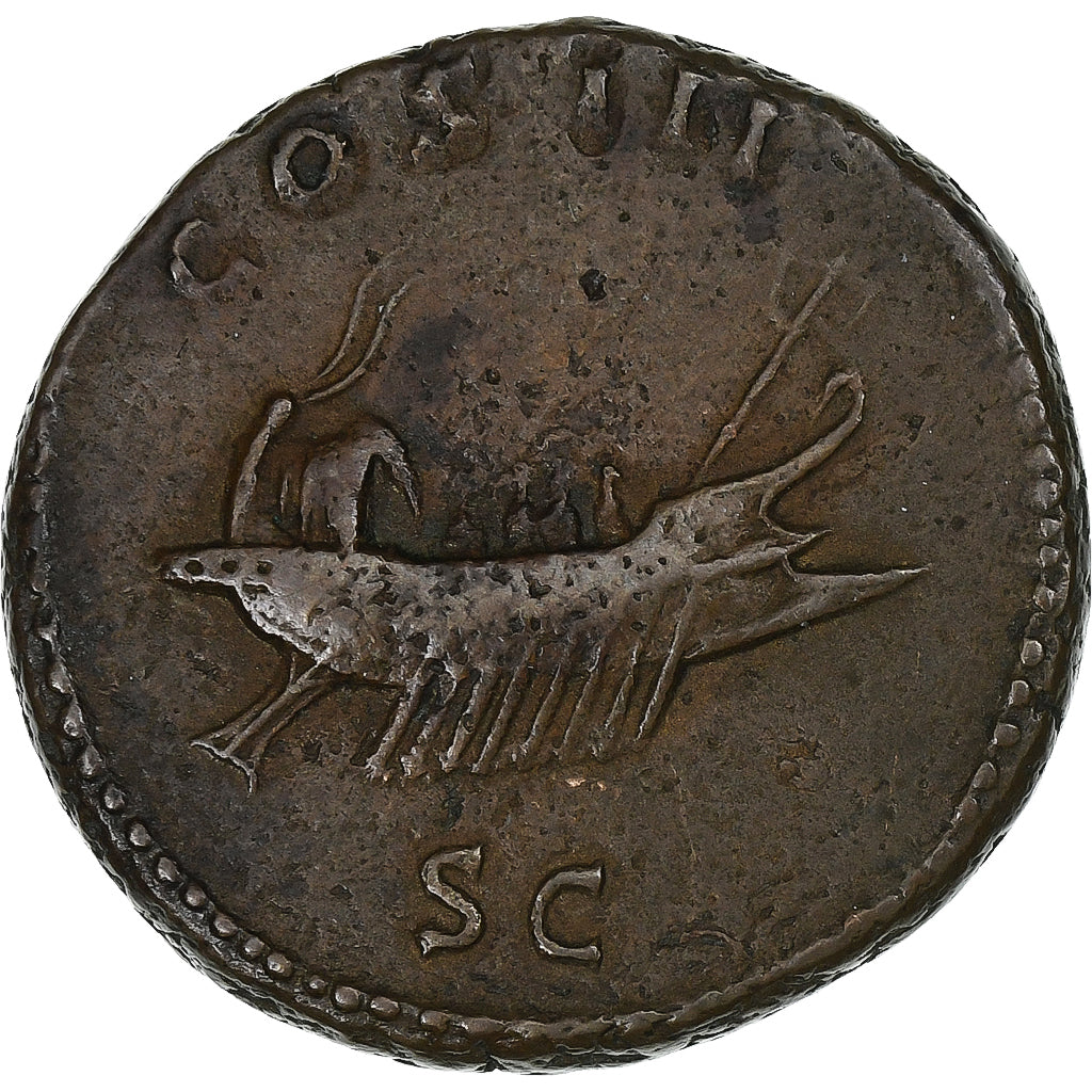 Hadrian, As, 125-127, Rome, Bronze, EF(40-45), RIC:820