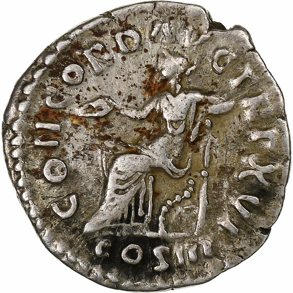 Marcus Aurelius, Denarius, 161-162, Rome, Silver, EF(40-45), RIC:33