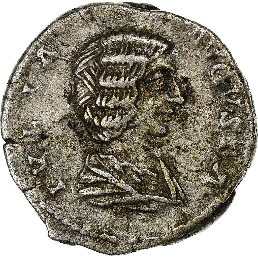 Julia Domna, Denarius, 196-202, Rome, Silver, AU(55-58), RIC:577