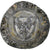 França, Charles VI, Blanc Guénar, 1389-1422, Dijon, Lingote, AU(50-53)