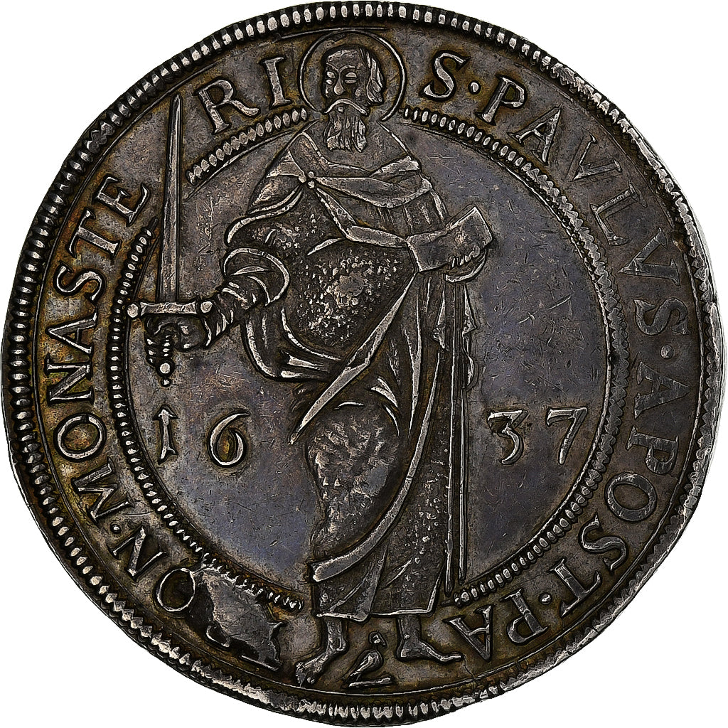 Bishopric of Münster, Ferdinand de Bavière, Thaler, 1637, Munster, Silver