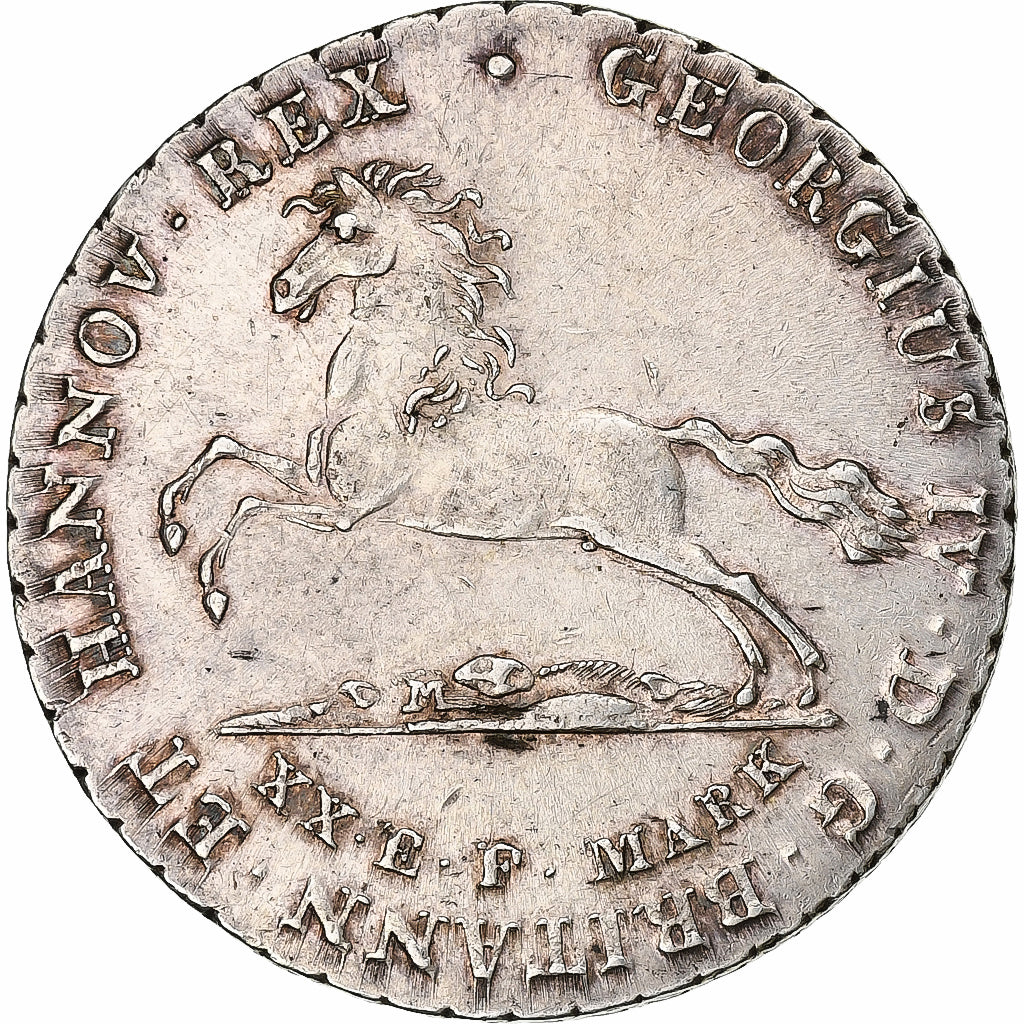 Kingdom of Hannover, Georg IV, 16 Gute Groschen, 1830, Hannover, Srebro