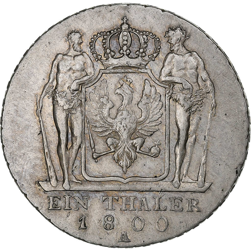 Kingdom of Prussia, Friedrich Wilhelm III, Thaler, 1800, Berlin, Argento, BB