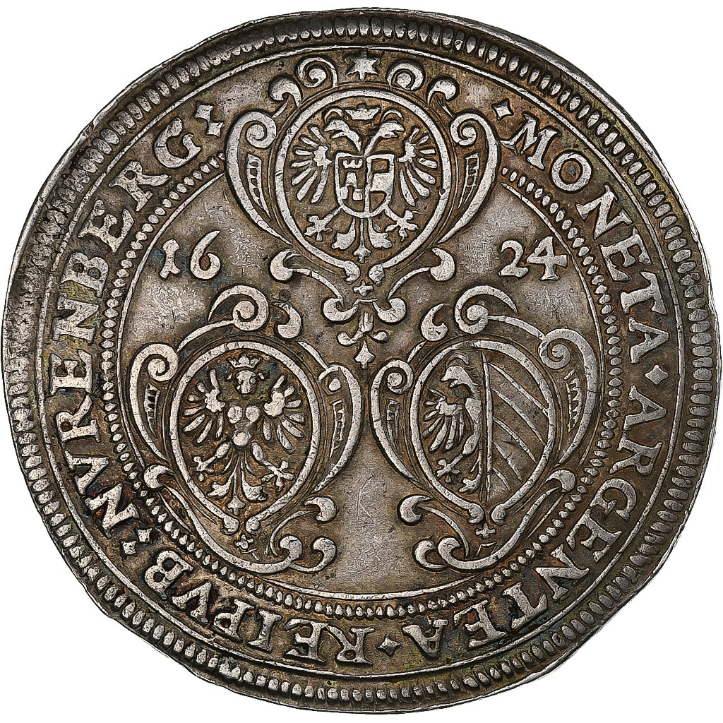Ville libre impériale de Nuremberg, Ferdinand II, Thaler, 1624, Nuremberg