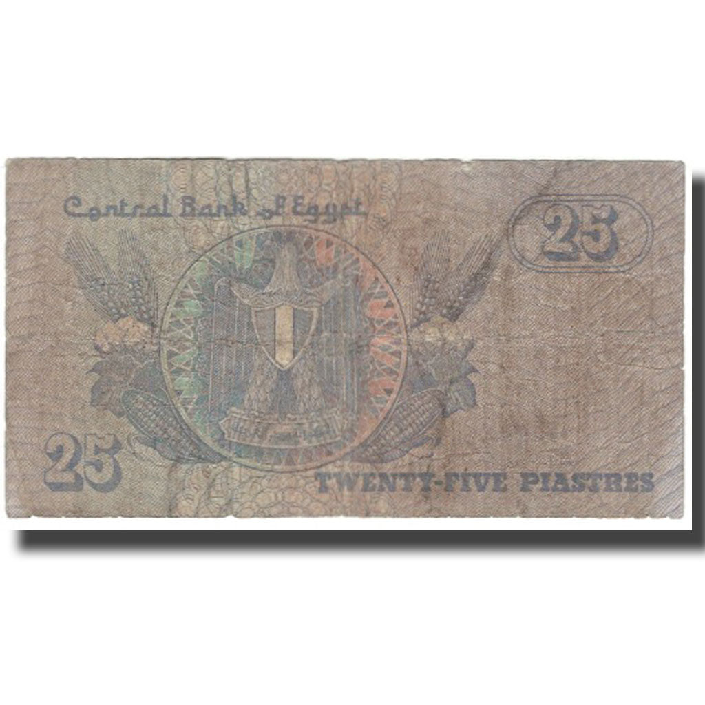 Banknote, Egypt, 25 Piastres, KM:57a, F(12-15)