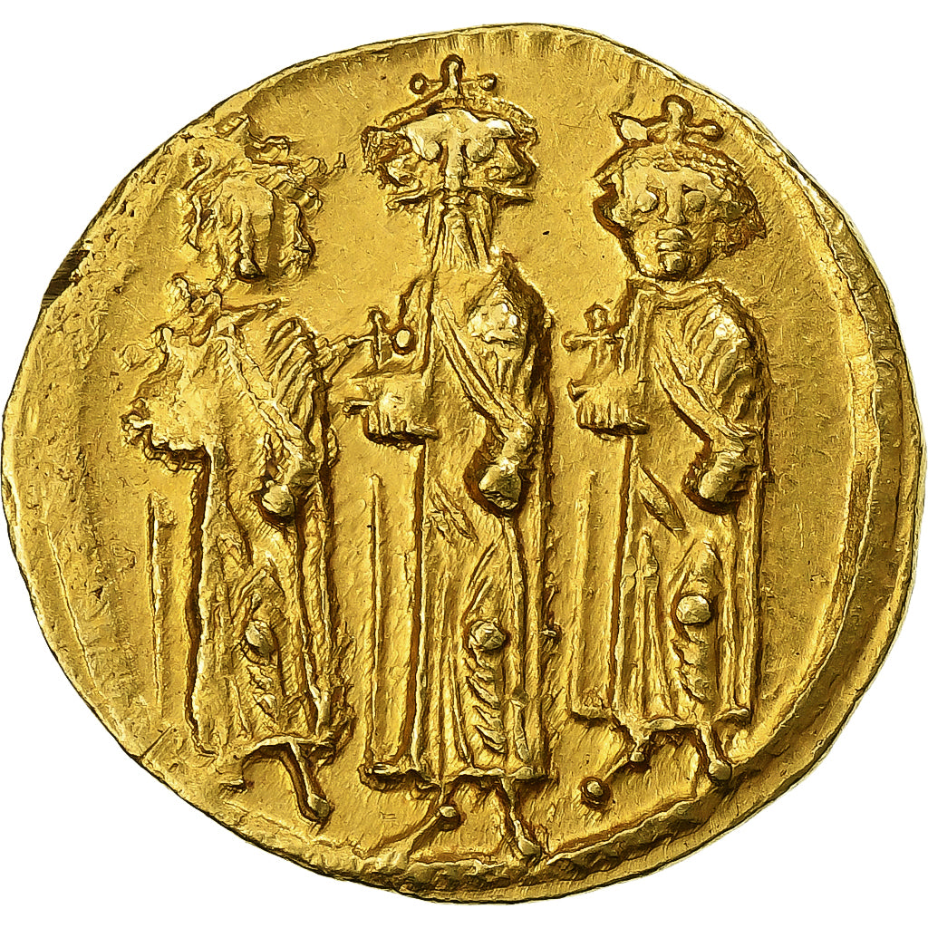 Heraclius, Heraclius Constantine & Heraclonas, Solidus, 639-641, Constantinople