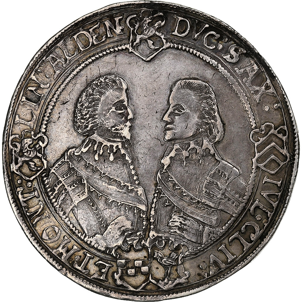 Duché de Saxe-Altenbourg, Johann Philipp, Thaler, 1628, Saalfeld, Argent, TTB+