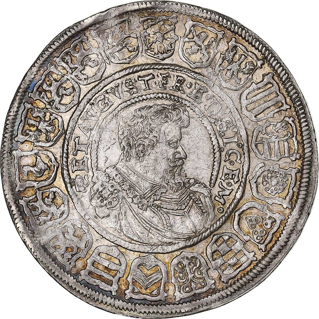 Electorate of Saxony, Johann Georg I, Thaler, 1615, Dresden, Prata, AU(55-58)