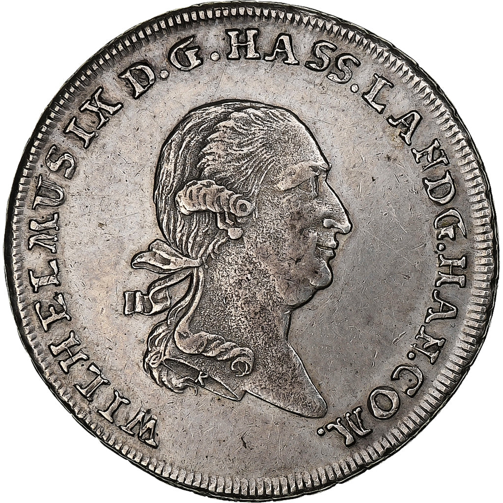 Landgraviate of Hessen-Kassel, Wilhelm IX, 1/2 Thaler, 1789, Cassel, Silver