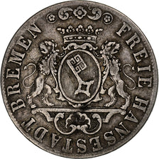 Ville de Brême, 36 grote, 1840, Bremen, Argent, TTB, KM:233
