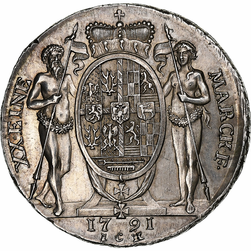 Principality of Schwarzburg-Rudolstadt, Frederick Charles, 1/2 Thaler, 1791
