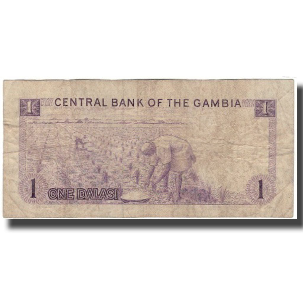 Geldschein, The Gambia, 1 Dalasi, KM:4g, S
