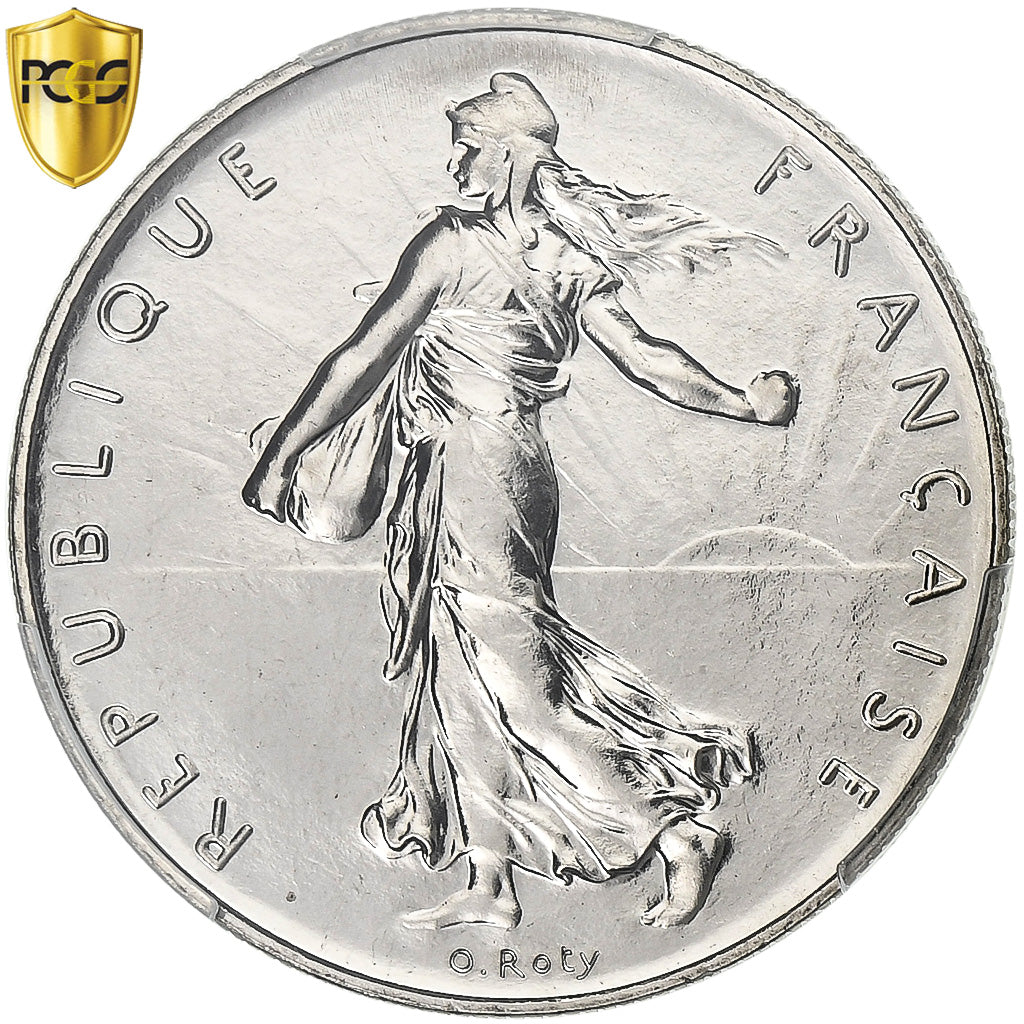 France, 1 Franc, Semeuse, 1985, Paris, Nickel, PCGS, MS68, Gadoury:474, KM:925.1