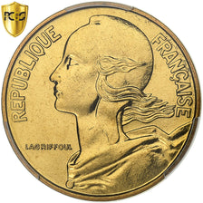 France, 20 Centimes, Marianne, 1970, Paris, Aluminum-Bronze, PCGS, MS67