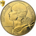 Francia, 20 Centimes, Marianne, 1985, Paris, Alluminio-bronzo, PCGS, MS68