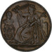 Belgium, Token, Léopold Ier, 25 ans de règne, 1856, Bronze, EF(40-45)