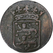Indes orientales néerlandaises, Duit, 1748, Friesland, VOC, Cuivre, TB, KM:131