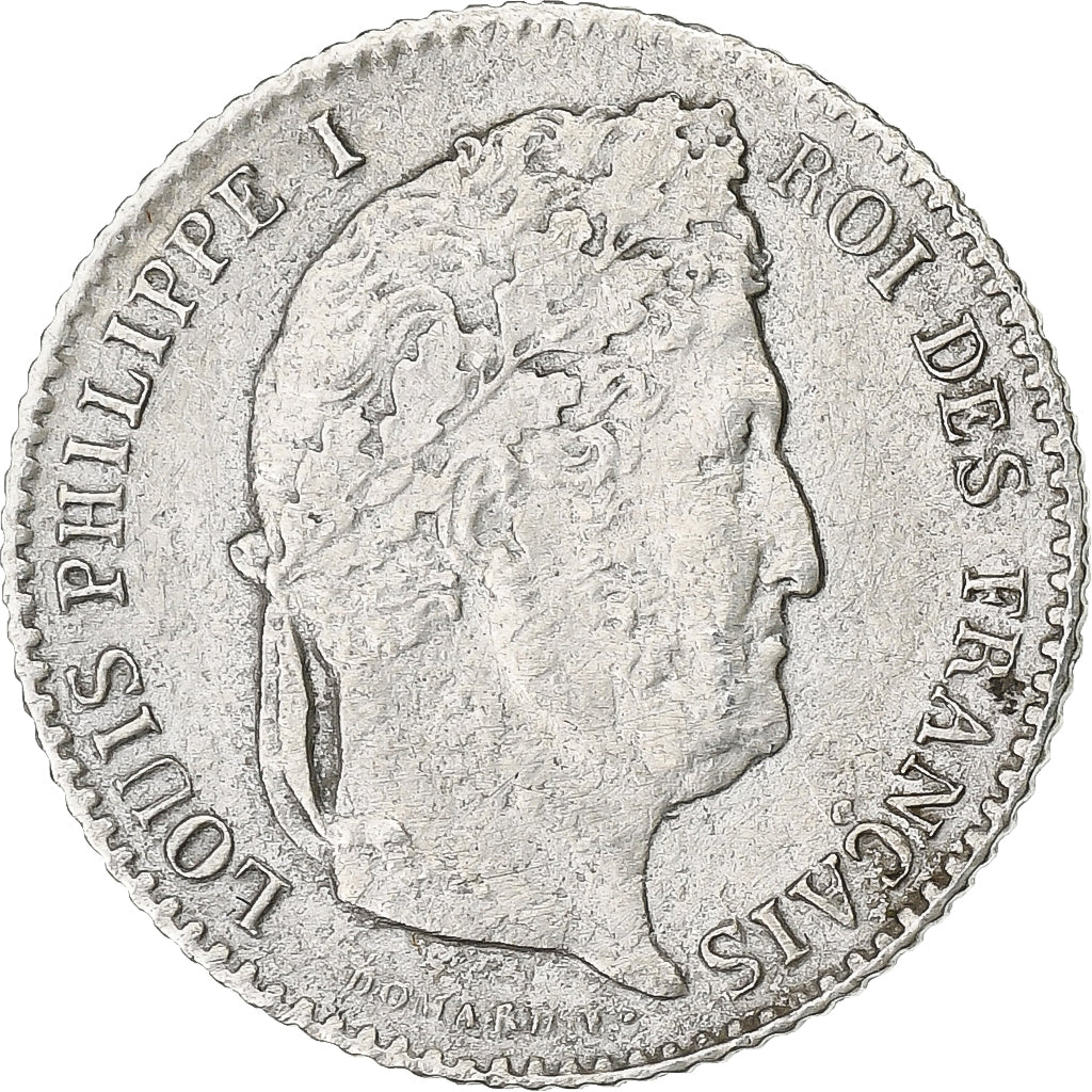 Frankrijk, Louis-Philippe I, 1/4 Franc, 1831, Toulouse, Zilver, FR+