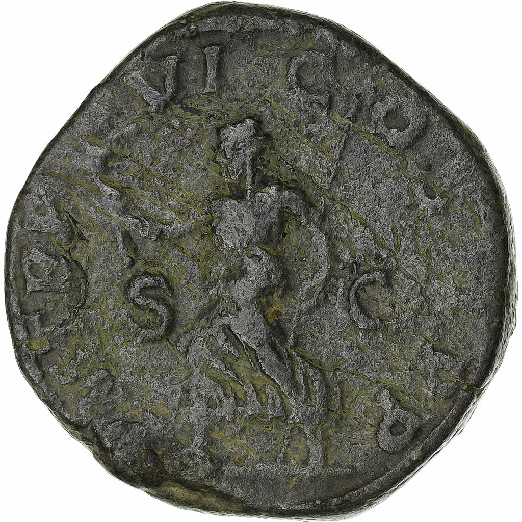 Severus Alexander, Sestertius, 227, Rome, Bronze, VF(30-35), RIC:465d